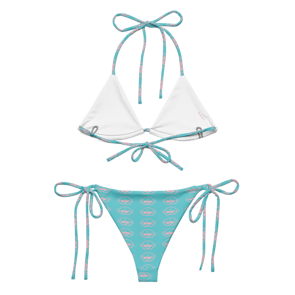 Turqouise BumFace string bikini