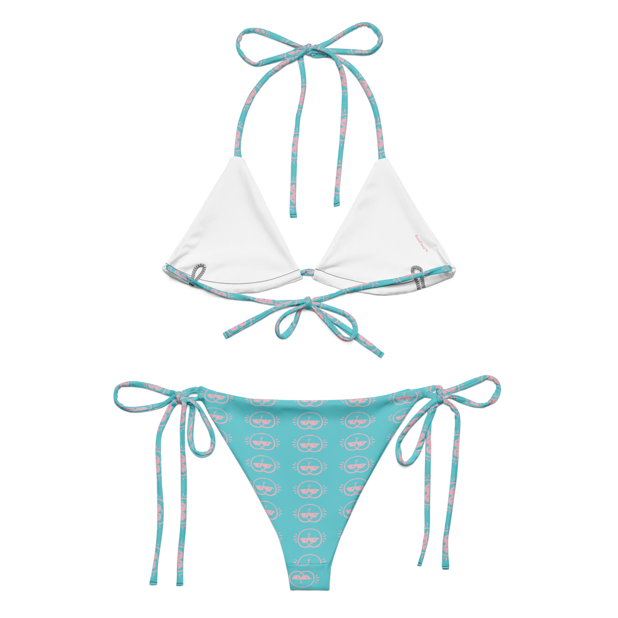 Turqouise BumFace string bikini